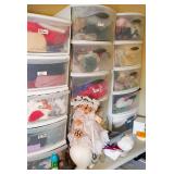 Totes in the craft room