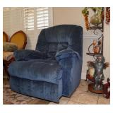 Pair of upholstered recliners