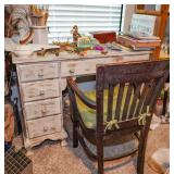 Painted student desk