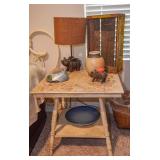 Large painted parlor table