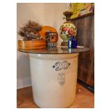 Large 20 gallon crock from White Hall, Illinois