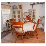 View of the dining area