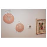 Light fixture wall hangings