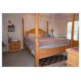 View of the master bedroom