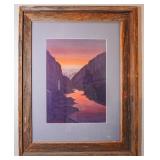 Signed art piece titled, "Summer Sky" by Bob Walker