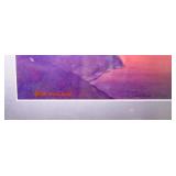 Signed art piece titled, "Summer Sky" by Bob Walker