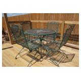 Patio table and chairs