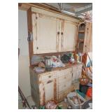 Antique painted cabinet