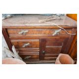 Marble top chest