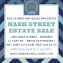 Reclaimed Antiques Presents: Estate Sale on Nash St. in Sonoma