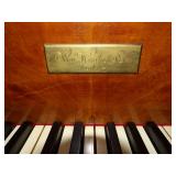Label on piano