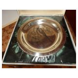 STERLING SILNVER CARDINAL PLATE