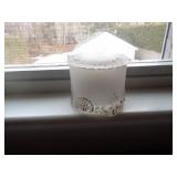 MILK GLASS JAR