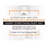 Biltmore Loan Announces First Annual Estate Furniture and Collectibles Auction