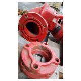 Flanges with pump