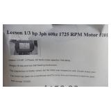 1/3 HP Motor