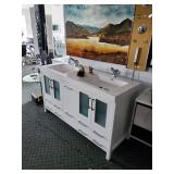 ONLINE AUCTION ONLY: Building Materials & Supplies Featuring High End Complete Bathroom Vanities, Fa