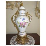 Hand-Painted Noritake Urn with 24 Karat detail