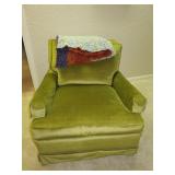 Vintage Velour Arm Chair