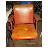 Vintage Metal Arm Chair