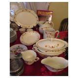 Jewel Tea Autumn Leaf China 