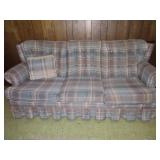 Vintage Plaid Couch
