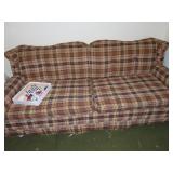 Vintage Plaid Couch