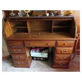 Inside Roll Top Desk