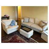 La Z Boy Couch, Chair & Ottoman set 