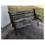 Garden Bench Measures 30” tall to back, 17” tall to seat x 50” wide x 15” deep