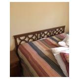 King Vintage Wood Headboard