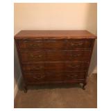 Antique French Provincial Cherry Console / Small Dresser