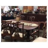 Lexington dining room, cherry, 7 piece with pedestal table