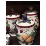 Complete napa vally pattern dinnerware