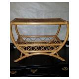 wicker/rattan table