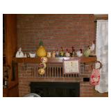 blown glass chicken collection