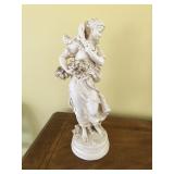 Signed Sculpture by Hippolyte Moreau, 18” high