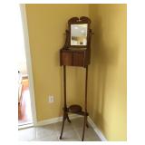 Antique Shaving Stand, 67” high