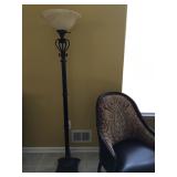 Alabaster Floor Lamp, 73” high