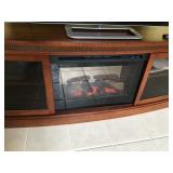 Fireplace Console w/ Heater, 66.5” L x 20” D x 26.5” H