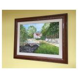 Signed Original Painting by Local Artist “Michael”, frame measures 31” wide x 24” high