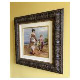 Pino Daeni “Mediterranean Breeze” signed & numbered w/ COA, frame measures 22” x 22” square