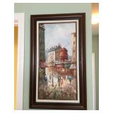 Original Signed Painting by W. Greene, frame measures 18” wide x 30” high