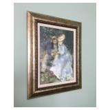 Renoir, signed & numbered w/ COA, frame measures 25” wide x 31” high