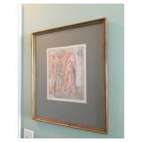 Aligi Sassu “La Strada” signed & numbered w/ COA