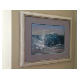 Signed Artwork by Linda Coulter, frame measures 22” wide x 19” high