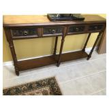 Sofa/Entryway Table, 58” L x 11” D x 34” H