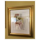 Patricia Govezensky signed watercolor w/ COA