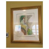 Patricia Govezensky signed watercolor w/ COA