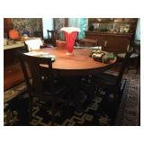Antique oak dining set
